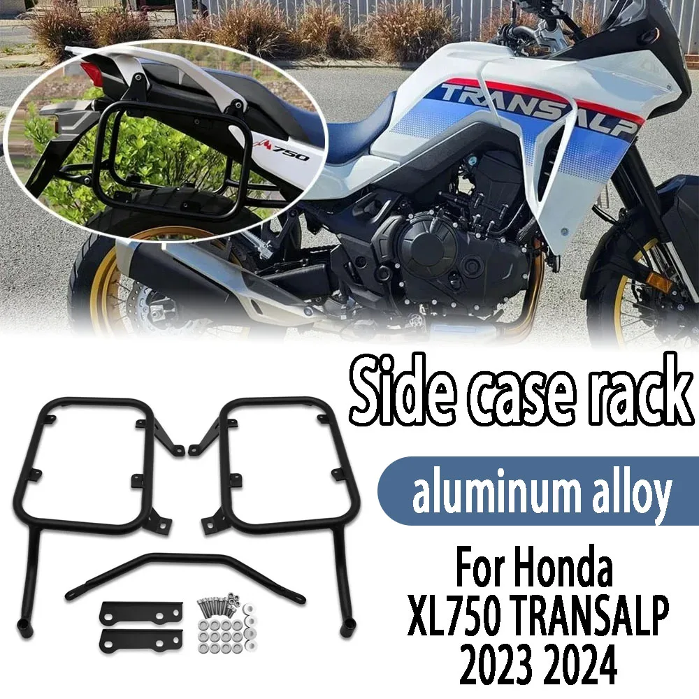 For Honda XL750 TRANSALP 2023 2024 Motorcycle Part Side Case Rack Saddlebag Side Toolbox Brackets Top Case Luggage Panniers Rack