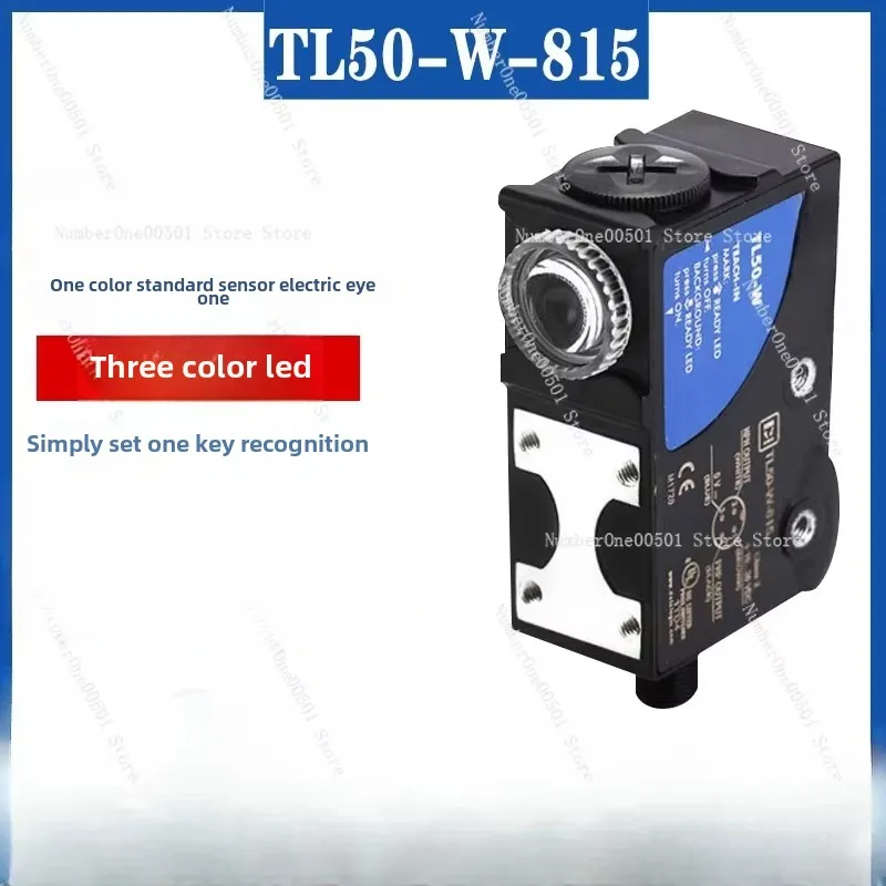 

Фотоэлектрический переключатель TL50-W-815 TL50 с цветовой кодировкой, электрический датчик для глаз, подача провода