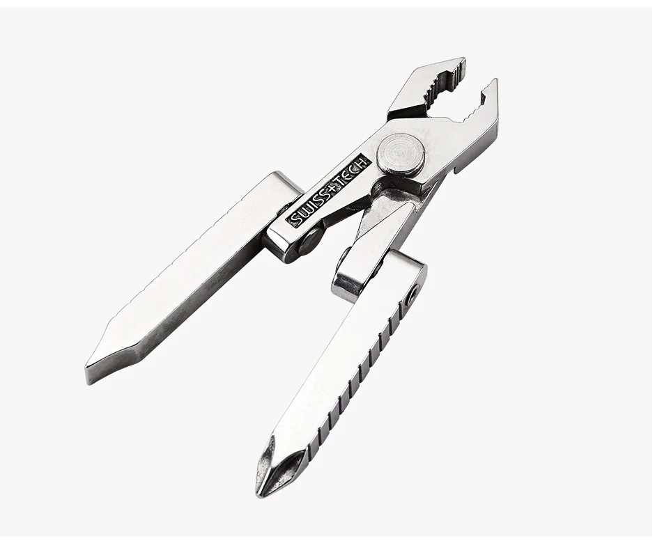 SWISS TECH 19-in-1 Mini-Klappzange, tragbares EDC-Multifunktionswerkzeug, Taschenschraubendreher, Fahrrad-Werkzeugsatz, Outdoor-Wanderausrüstung – Detail 17