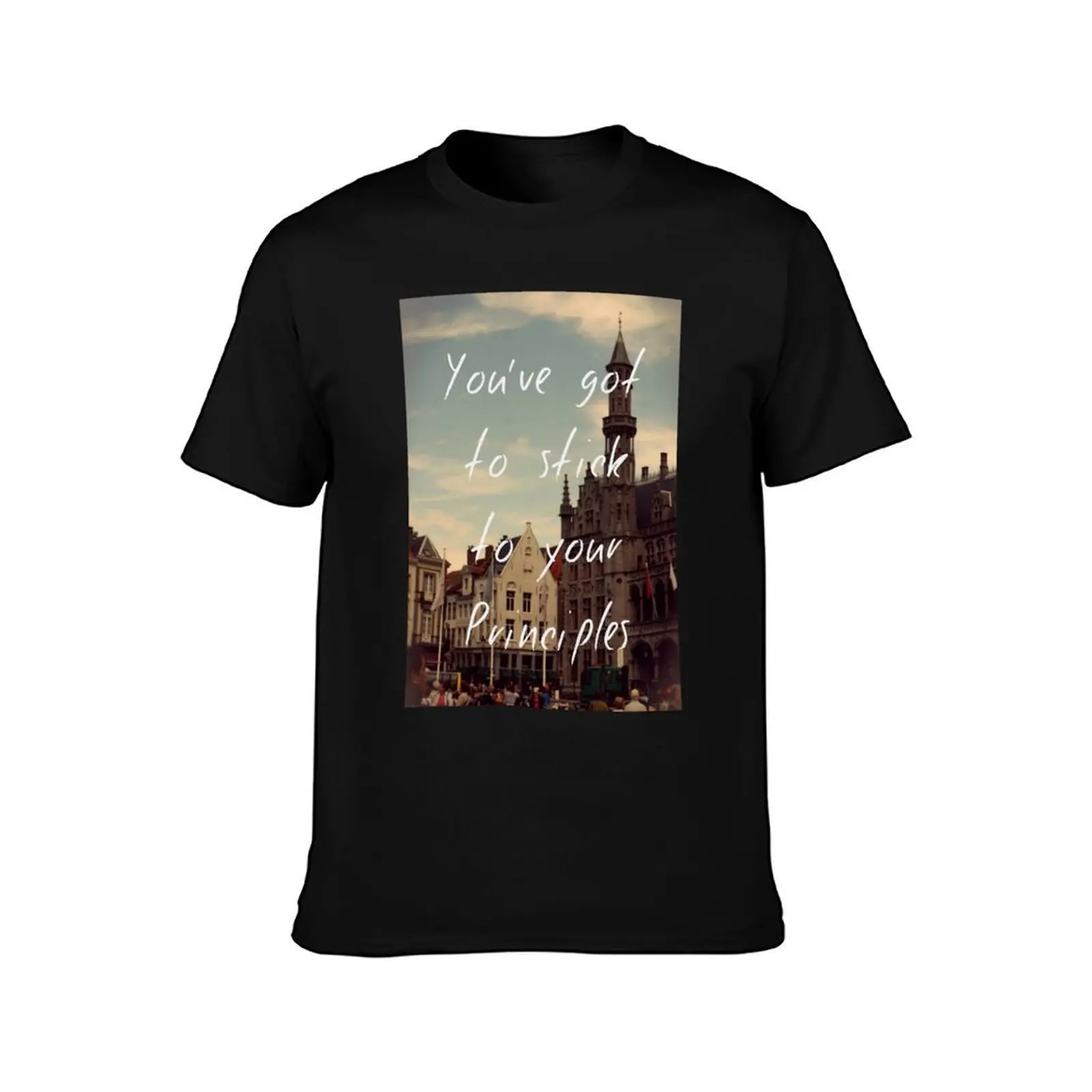 Stick to Your Principles T-Shirt Non-Shrink Basic Cotton T-Shirt