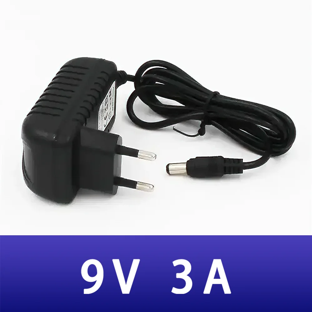 Newest AC DC 9V 3A 3000mA New Power adapter 100V-240V Converter Adapter Power EU UK AU US Plug 5.5mm x 2.1mm for LED CCTV WiFi