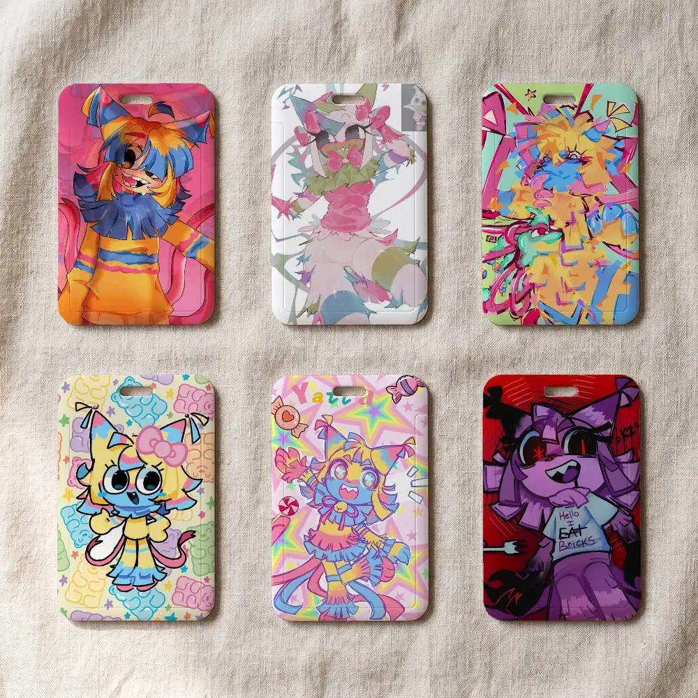 Cartoon Yatta Portable Office Staff Badge Card Cover Lanyard Card Case