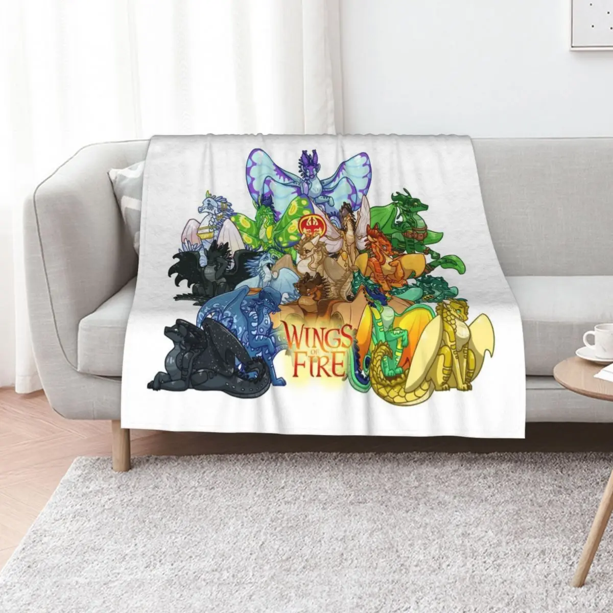 Wings of Fire Throw Blanket Summer Thermal Blankets Sofas Of Decoration Luxury Brand Luxury christmas decoration Blankets