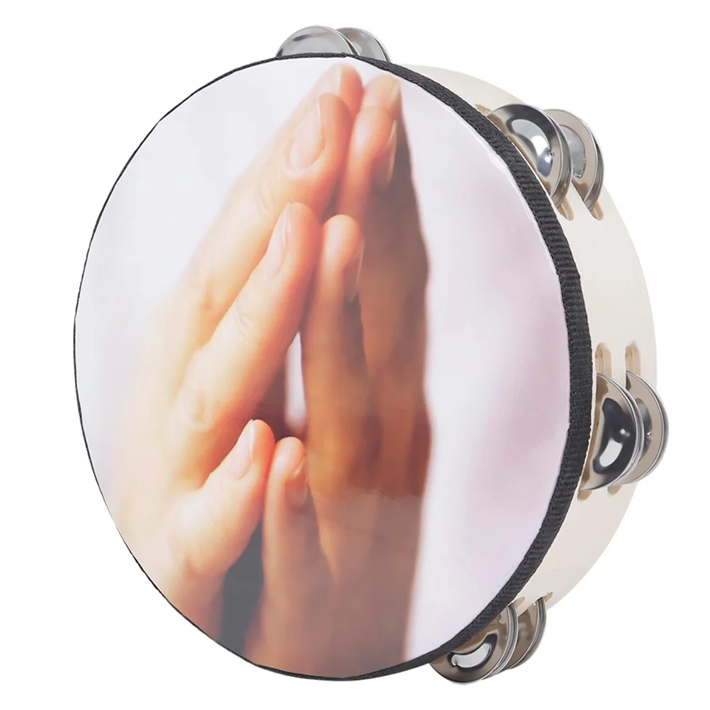

Tambourine Hand Drum Wood Early Education Instrument Percussion Child Kids Musical Instruments