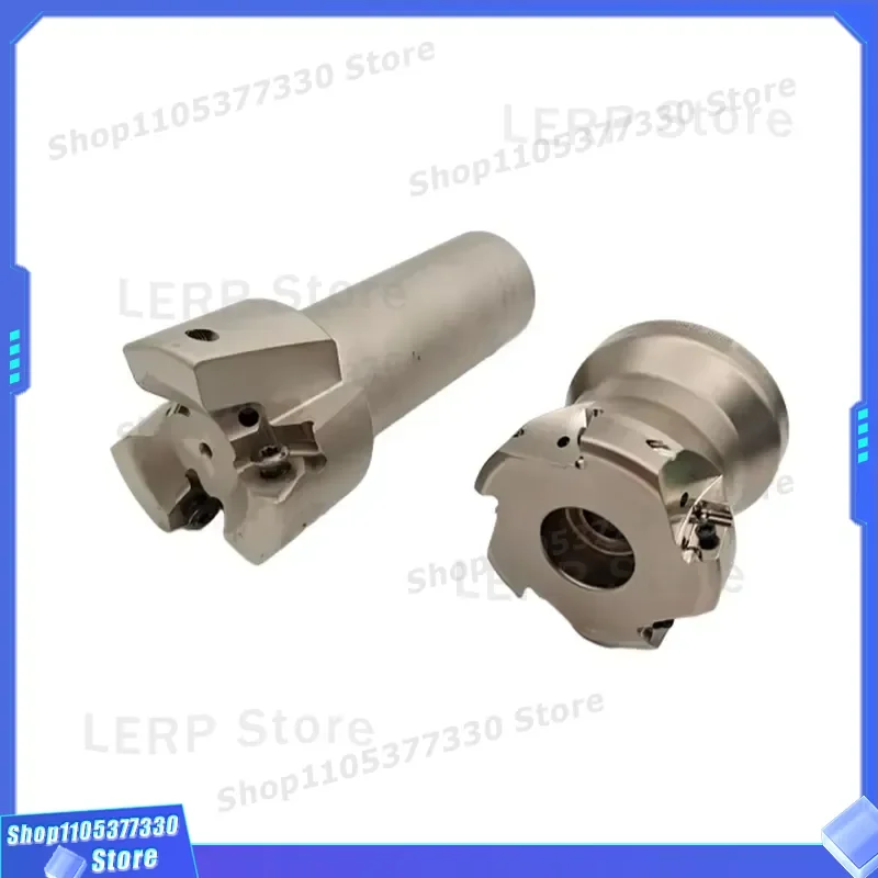 High Feed Milling Cutter Indexable End Face Milling Head for Steel Aluminum Alloy CNC Machining Tool Holder with Carbide