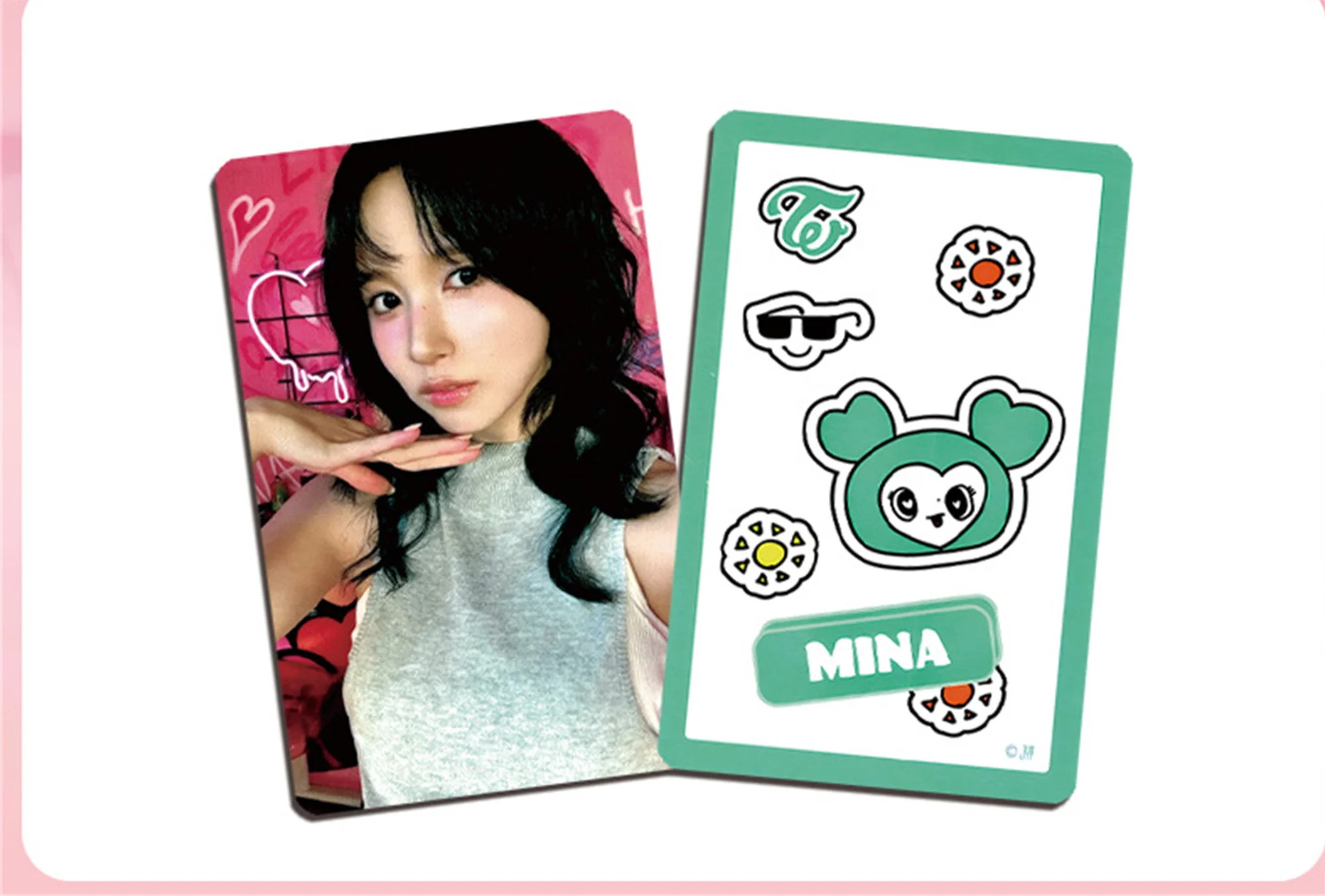 9 Stück KPOP NAYEON SANA MINA Fotokarten WORLD TOUR Pop-up-Store-Karten DAHYUN JIHYO MOMO Fans Collection Geschenke