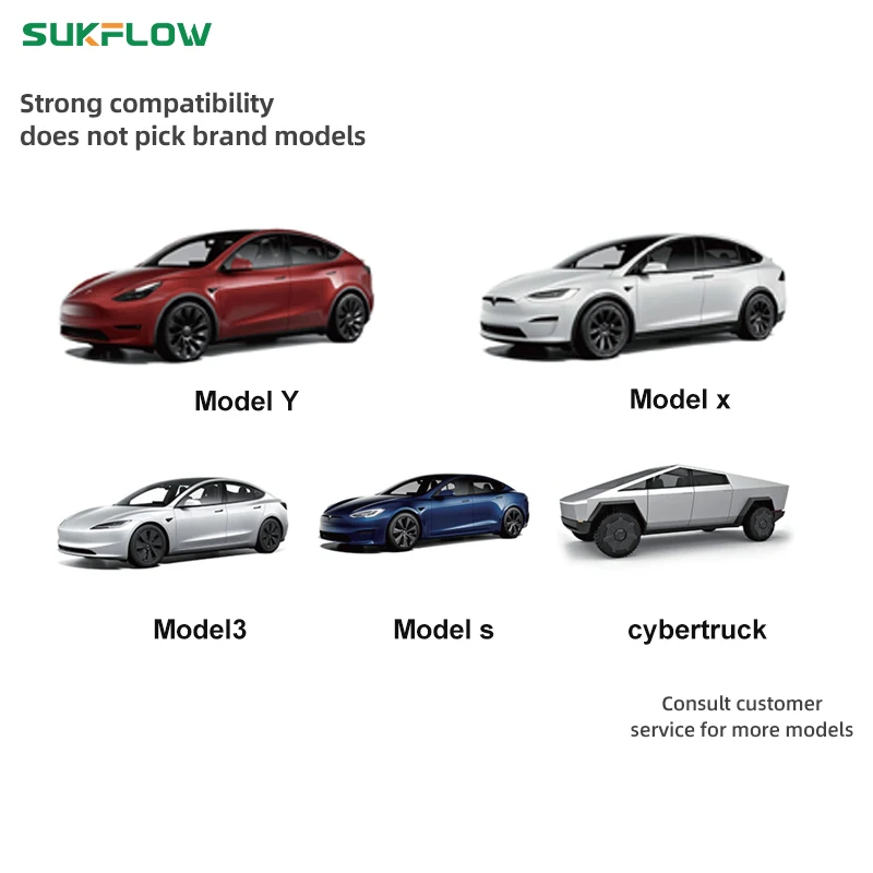 Портативное автомобильное зарядное устройство Sukflow Tesla 32A, 7 кВт, новое энергетическое зарядное устройство для электромобилей для моделей Tesla, зарядка 3 x y s