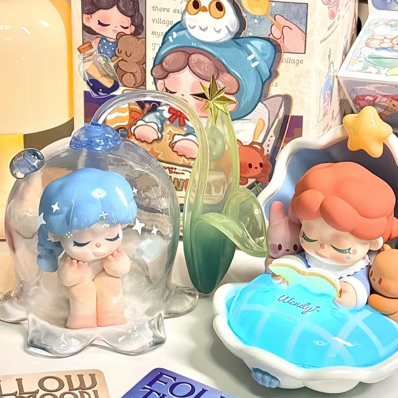 

В наличии Wendy 4,0 поколения Follow The Moon слепая коробка Kawaii изысканное качество изготовления милые настольные украшения подарки на день рождения