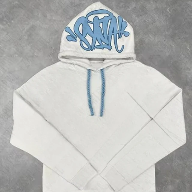 

American men's retro gothic print hoodie trend ins Harajuku high street rock casual punk street hip hop Y2K jacket sweatshirt