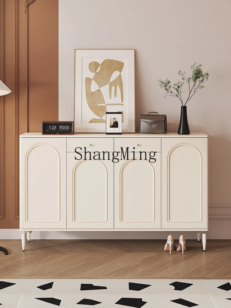 

LXY against the wall modern simple entrance door household large capacity new storage cabinet