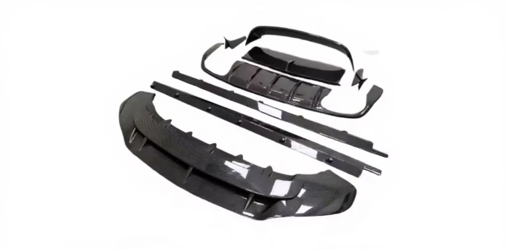 for High Quality Body Kit for Bentley Bentayga Upgrade Speed Style Auto Part Front Lip Side Skirt Diffuser Top Wing Carbon Fiber