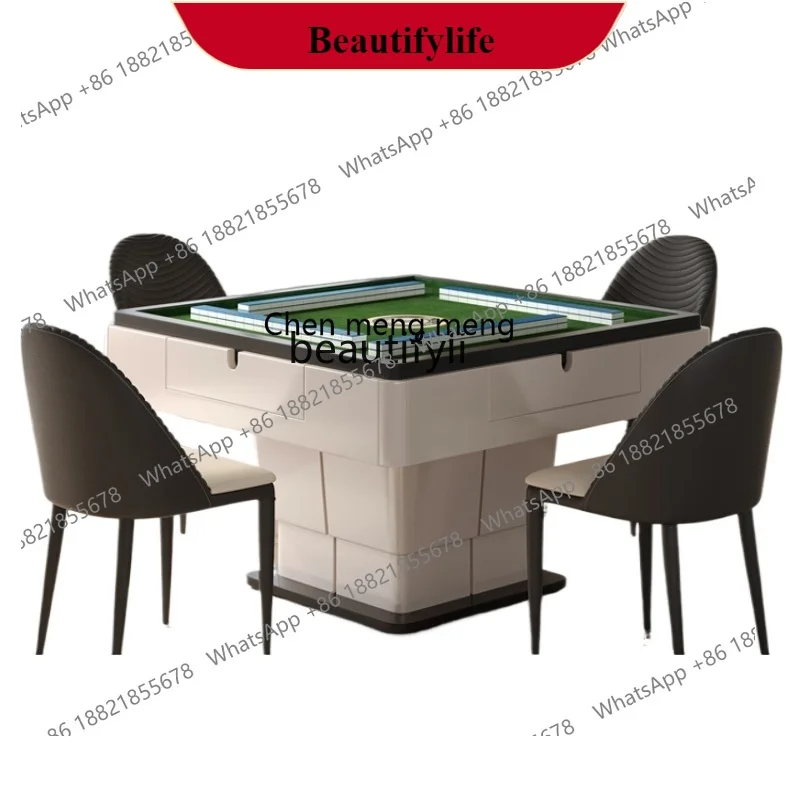 G153  Lifting mahjong table medieval simple automatic multi-functional coffee table mahjong machine dining table integrated hous