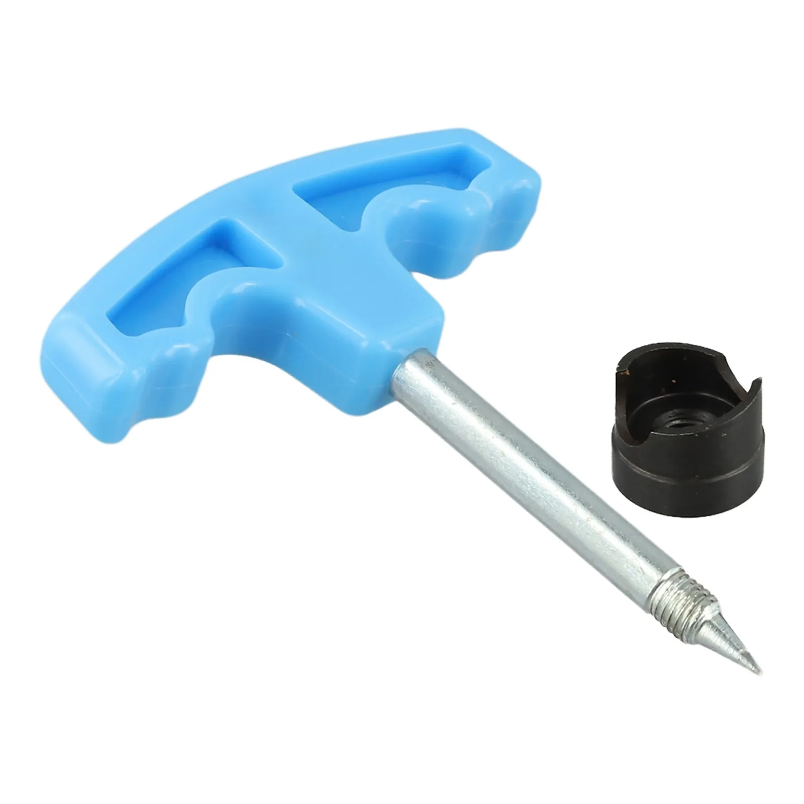 1pc 16/20mm T-shaped Hole Opener Tool Garden Watering Manual Drill Bit For PE Pipe Bypass Hole Punch Single Puncher