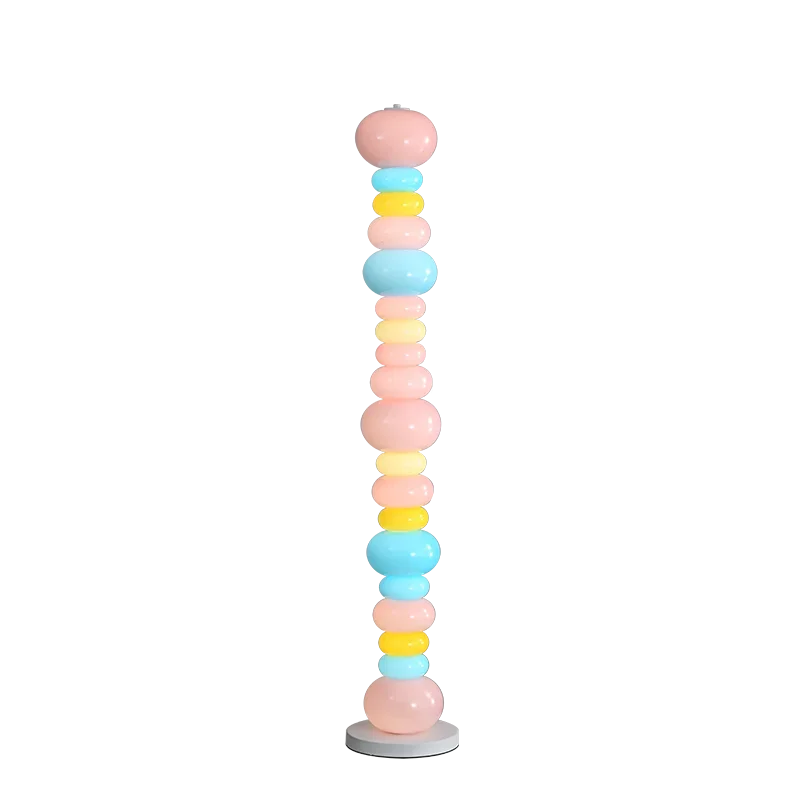 Candy string rainbow floor lamp Macaron cartoon color living room bedroom decorative table lamp