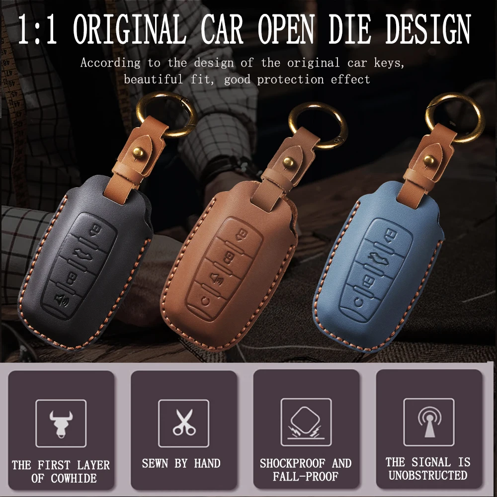 Car Key Case Cover for Great Wall Haval Jolion 2022 H6 H7 H4 H9 F5 F7 F7X F7H H2S GMW Dargo Shell Fob Accessories