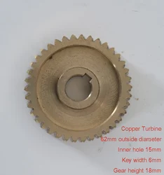 1pc New Drilling And Milling Machine Turbine ZX50C Turbine Machine Tool Feeder Copper  Turbine Accessories