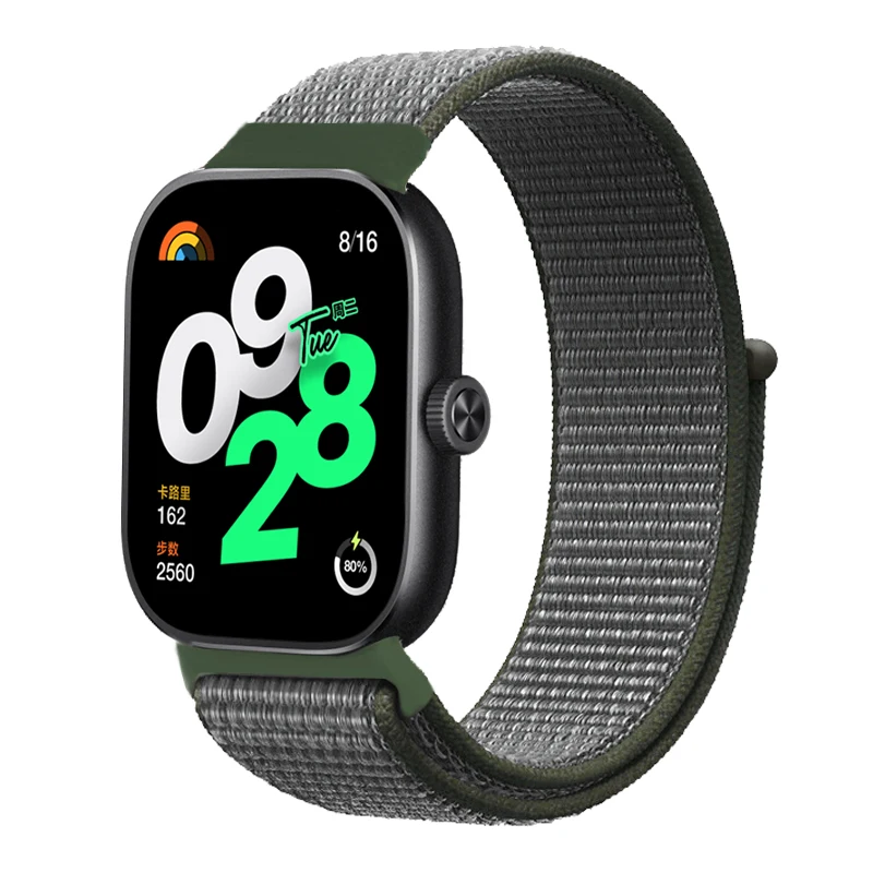 

Аксессуары для ремешков Redmi Watch 4, дышащий нейлоновый спортивный браслет Loop correa, сменный браслет для браслета Xiaomi mi band 8 pro