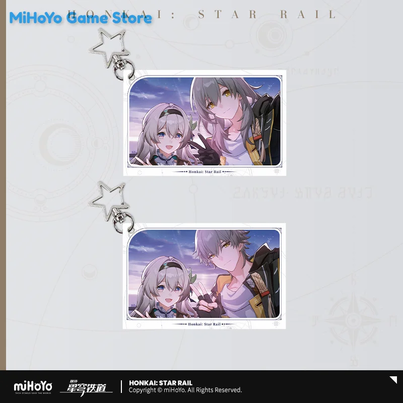 [Genuine] MiHoYo Official Original Honkai Star Rail Midsummer Firefly Appointment Series Acrylic Group Photo Card Doujin Gifts