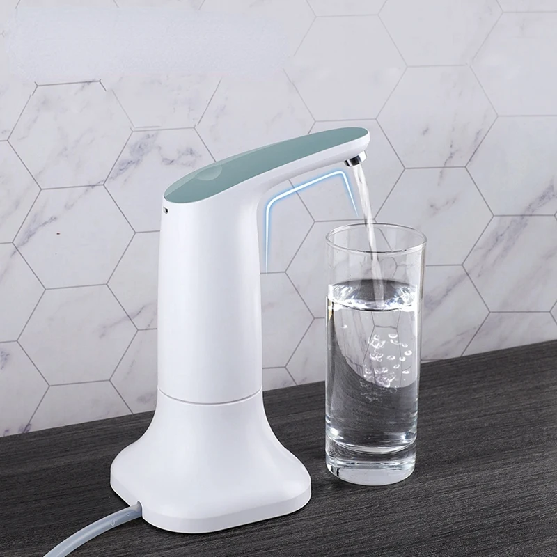 Distributore automatico di acqua, pompa dell'acqua elettrica ricaricabile USB, distributore di acqua con controllo tattile