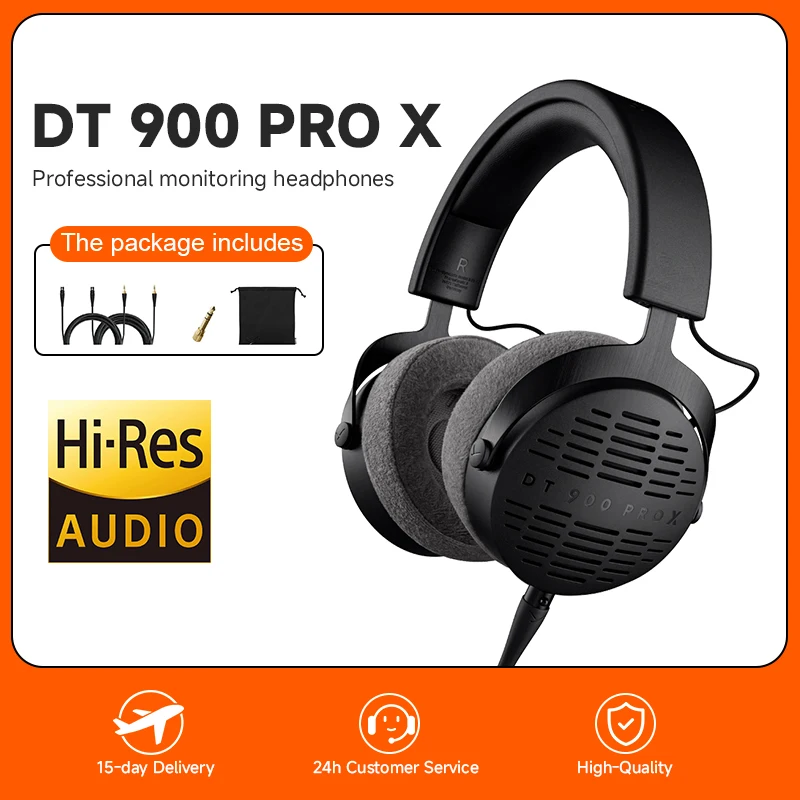 DT900 PRO X Open Back HIFI Headphones with Enhanced Sound Quality for Professional Recording and Microphone Applications