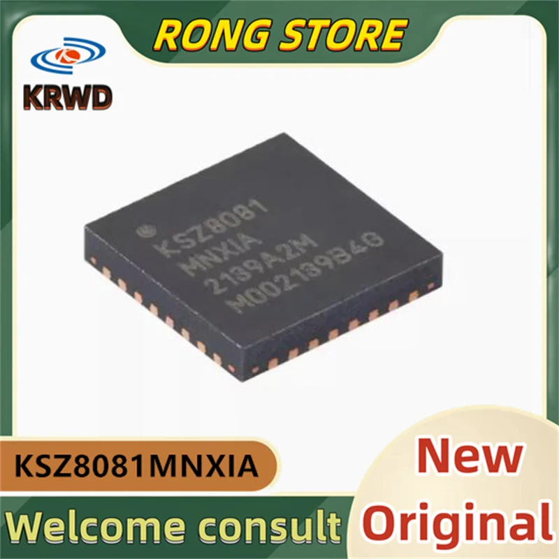 10 ADET KSZ8081MNXIA Yeni ve Orijinal KSZ8081MNXIA-TR KSZ8081 QFN-32