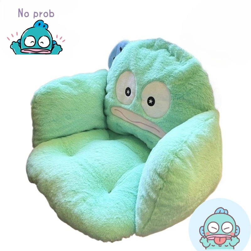 

Sanrio Hangyodon cartoon cute toy seat cushion creative kawaii home decoration warm half-surround cushion gift wholesale