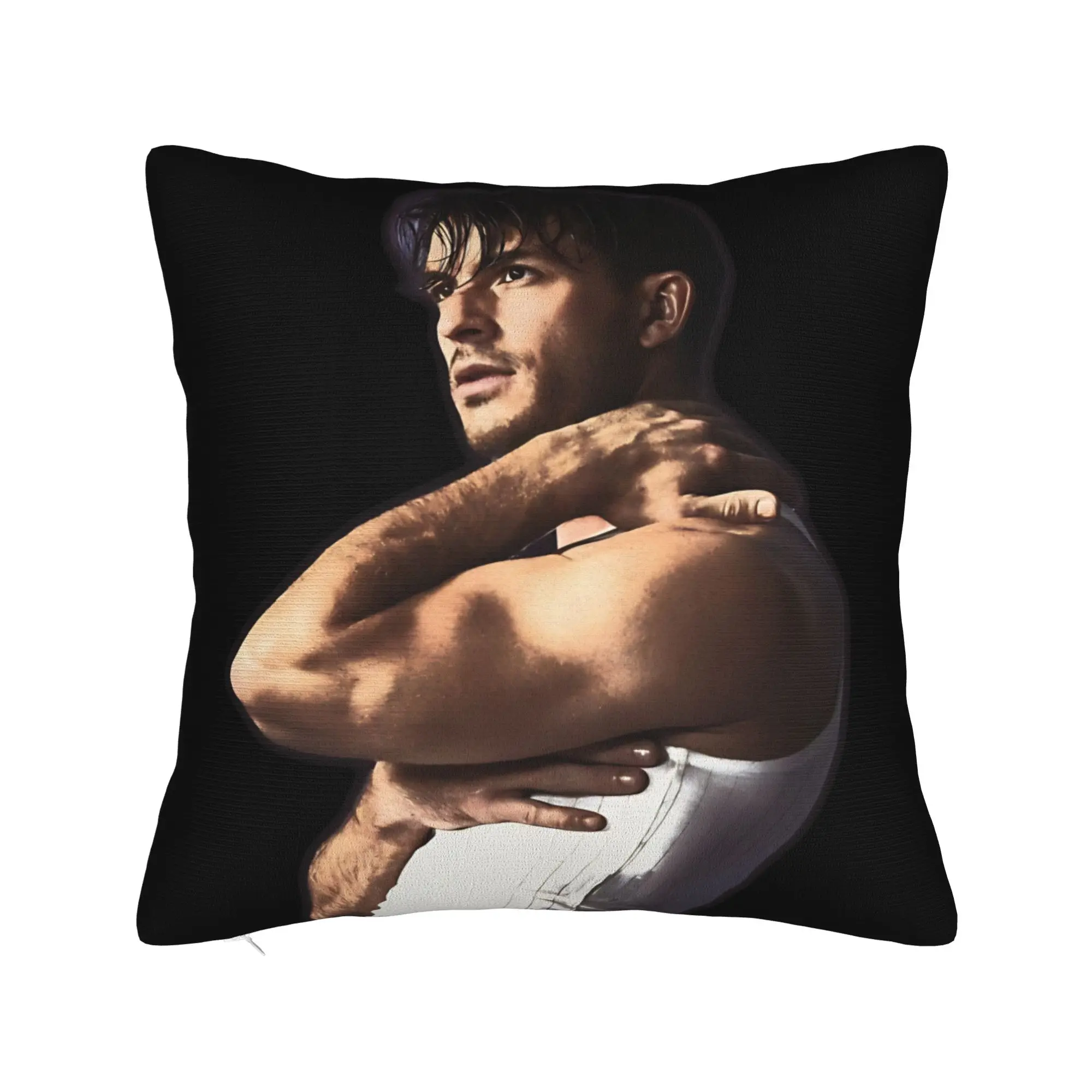 Cool Jonathan Bailey Square Pillow Cases  Cushion Covers Vintage Zipper Decorative Throw Pillow Case Cover for Car 18