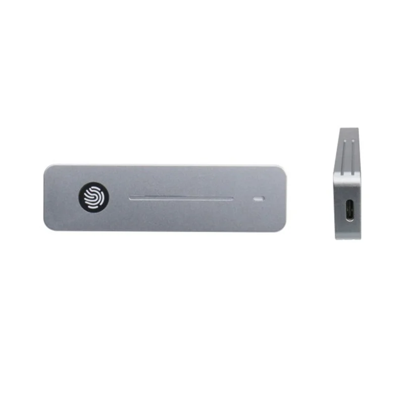 

SB-M.2 Nvme SATA SSD Enclosure Case 10Gbps M.2 To USB Type C External Adapter Fingerprint Encryption M.2 SSD Enclosure Durable