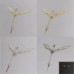 NH35A Modified Watch Hands for NH35/ NH36/ 4R/ 7S Movement Silver/ Gold Filled with White/ Light Green Oil Green Luminescent