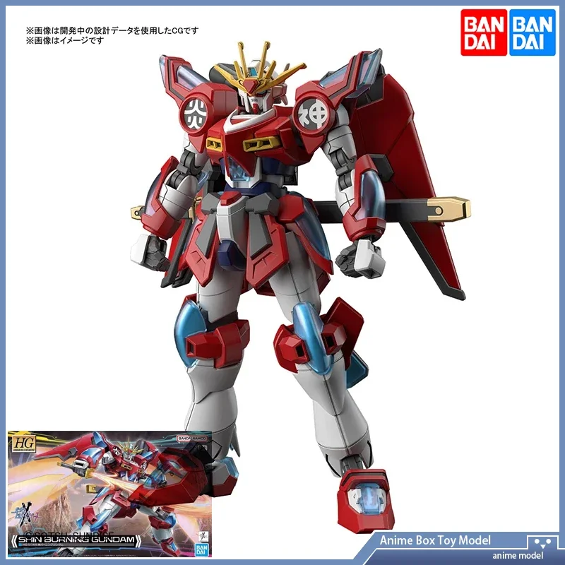 

Gundam BANDAI HG 1/144 Anime BUILD METAVERSE KMK-B01 Kamiki Burning Assembly Model Action Toy Figures Gifts