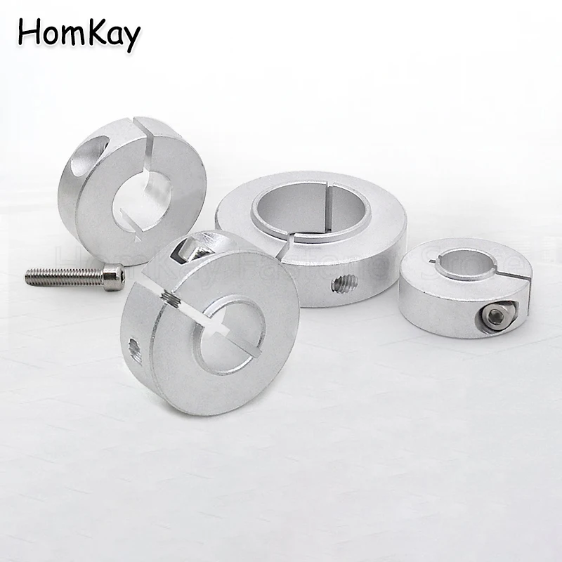 SCRH Fixing Ring ID 6mm - 50mm Open Type Optical Axis Locking Limit Circle Aluminum Alloy Spindle Retaining Bushing Clamping