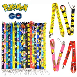 Anime Pokemon Pikachu Lanyard for Key Neck Cartoon Pikachu Strap Lanyard Card Id Badge Holder Key Chain Cartoon Hang Rope Toys