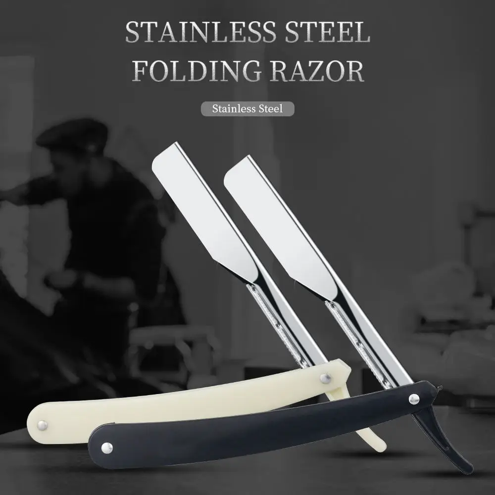 ماكينة حلاقة يدوية احترافية آمنة للرجال - 10 شفرات للحلاقة الناعمة والتصفيف، دقة من الدرجة الحلاقة