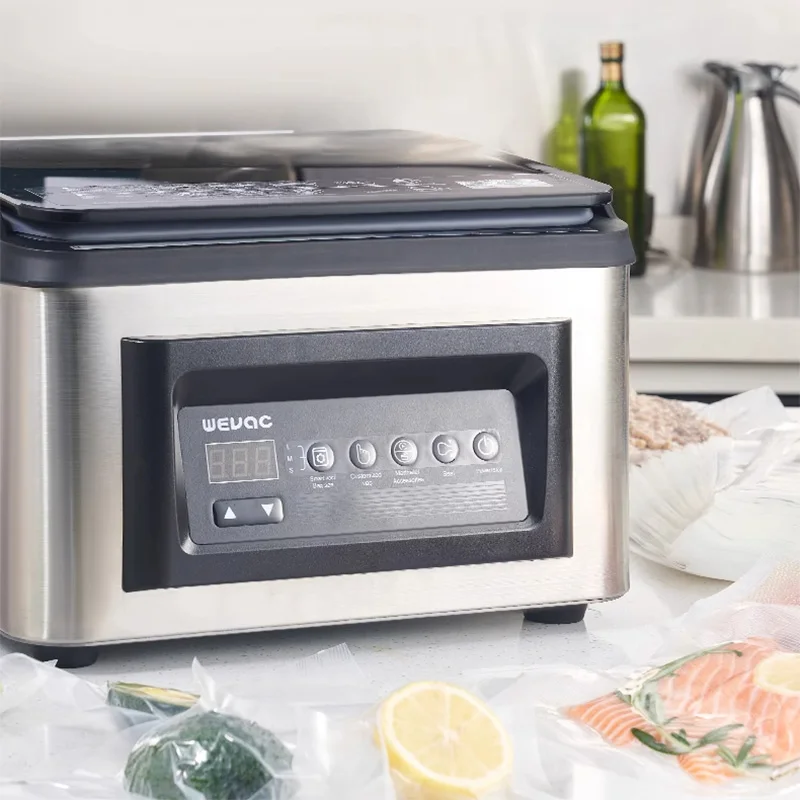 

Коммерческая камера Вакуумная упаковочная машина Вакуумный упаковщик Двойная нагревательная проволока Сильное всасывание -99 мбар Общий все пакеты