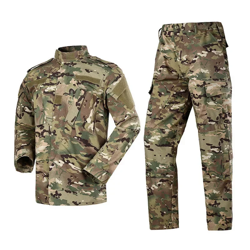 

Tactical 2nd Generation Men's Long Sleeved American Camouflage Outdoor Training Sets Wear-resistant Clothing