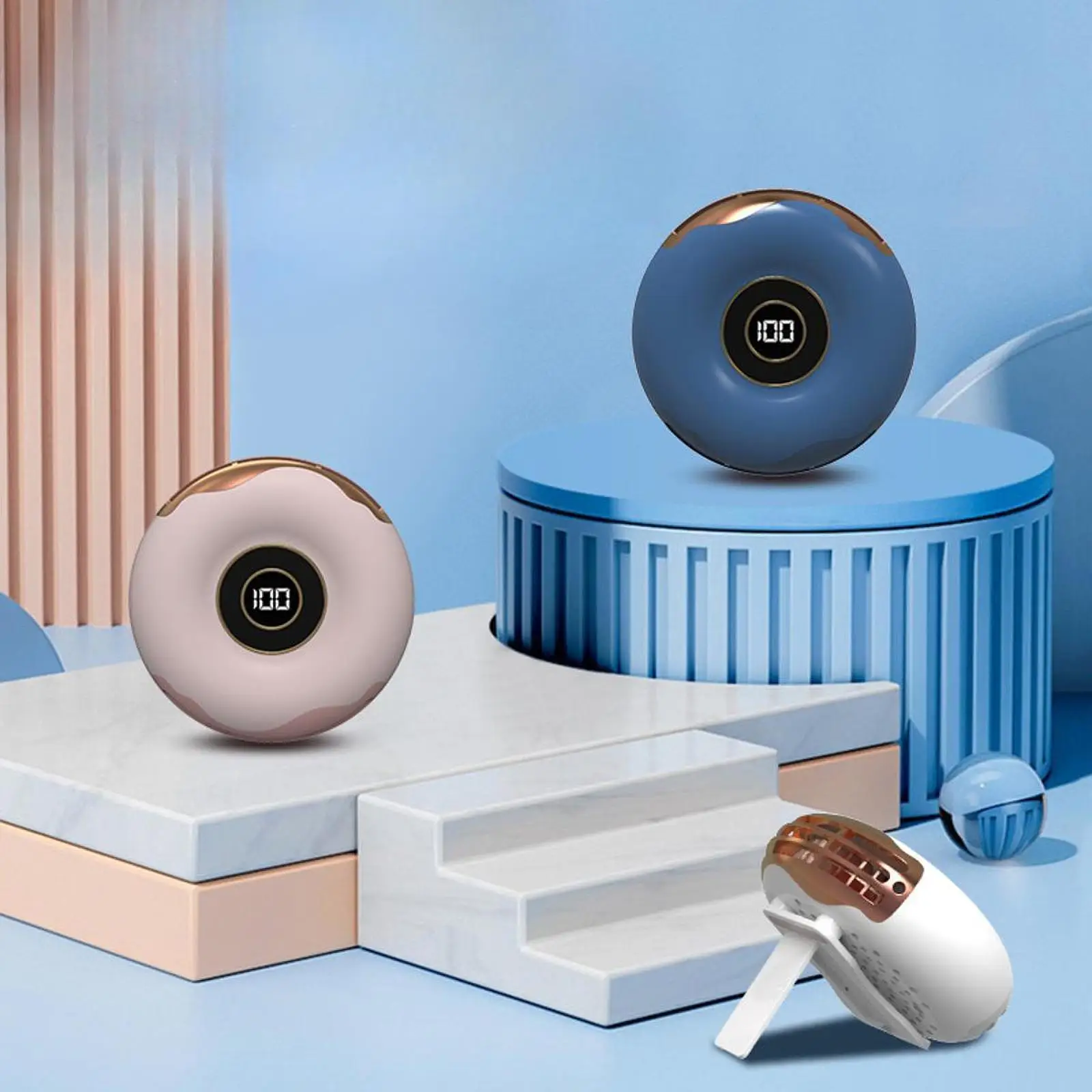 Portable Waist Fan Clip on Fan Portable Cooling Fan for Outdoor Working Neck Hanging Fan Handheld Fan