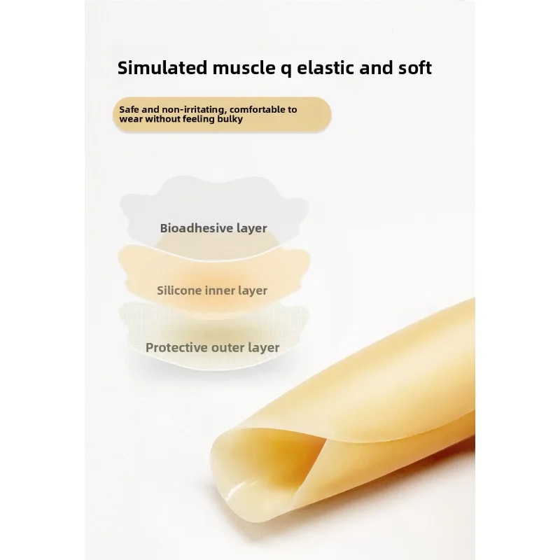 Zelfklevende gratis tepelhoezen 100% puur siliconen pasteitjes Gevoelige huid Onzichtbaar No Show Herbruikbare bloemblaadjes Dun Lichtgewicht