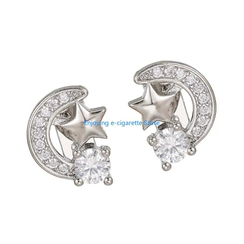 Elegante Mond-Stern-Muster-Kupfer-Kopfhörer-Clips für Freeclip1/2 Sound Gear Y4QF – Detail 8