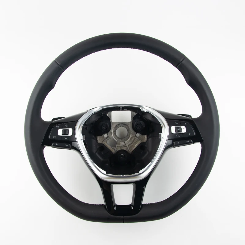 

With Paddle Shift Multi-function Steering Wheel For VW Jetta MK7 Polo Sharan Leather Steering Wheel With Button