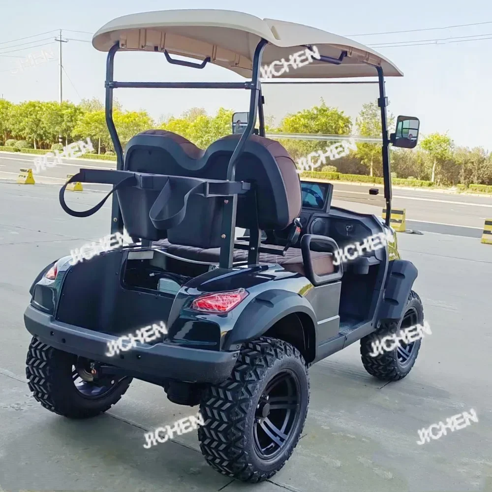 รถกอล์ฟไฟฟ้า 2 ที่นั่ง ยี่ห้อ HG Brand Design สำหรับเที่ยวชมสถานที่/คลับ/ล่าสัตว์  48/72V พร้อมใบรับรอง CE