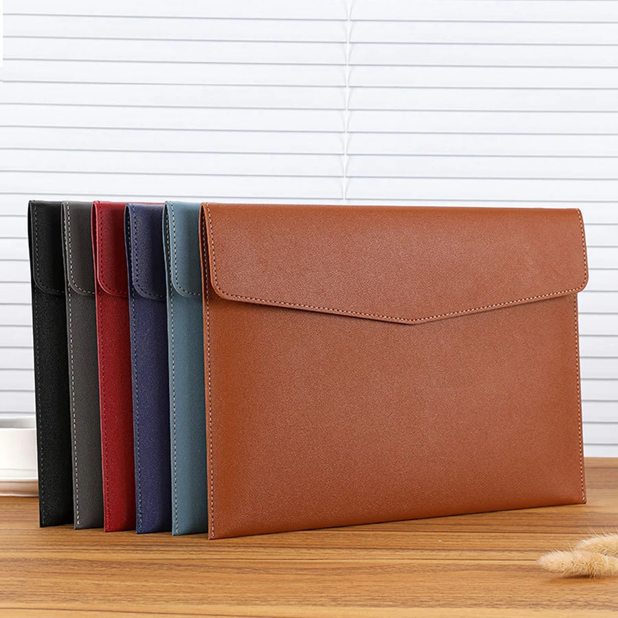 

Leather document bag information bag, document holder quality PU leather document organizer document bag