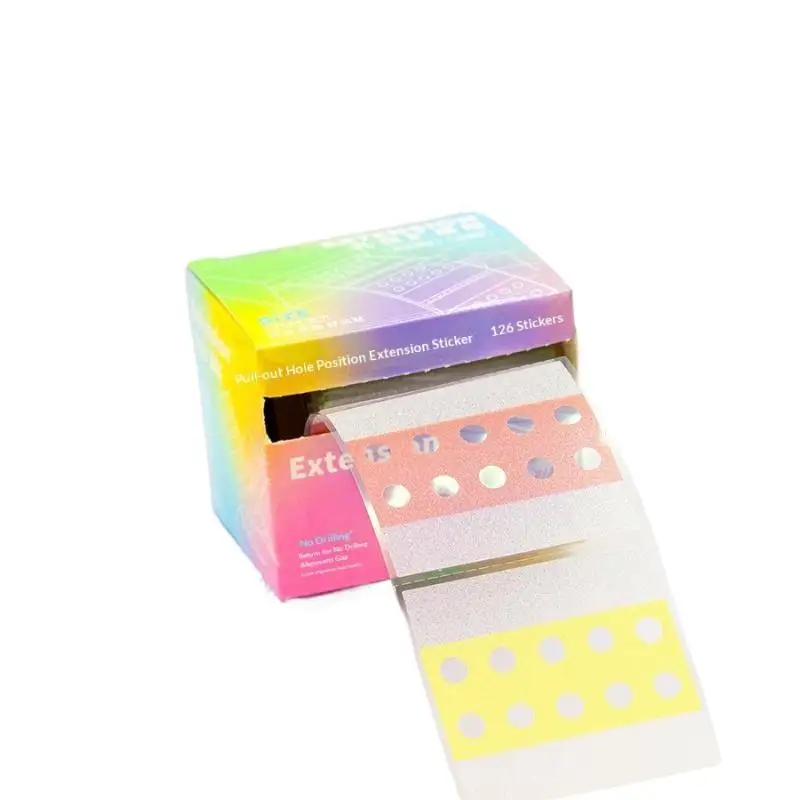 Pearl Loose Leaf Hole Expansion Sticker With Hole Sticker Convenient Sticker