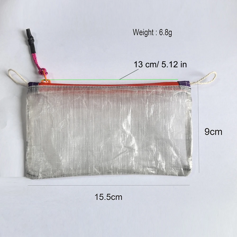 DCF Outdoor-Geldbörsenhalter, wasserdicht, ultraleicht, nur 6,8 g, Geldbörse, Schlüsselkarten-Geldbeutel, Münzaufbewahrungstasche für Reisen, Wandern