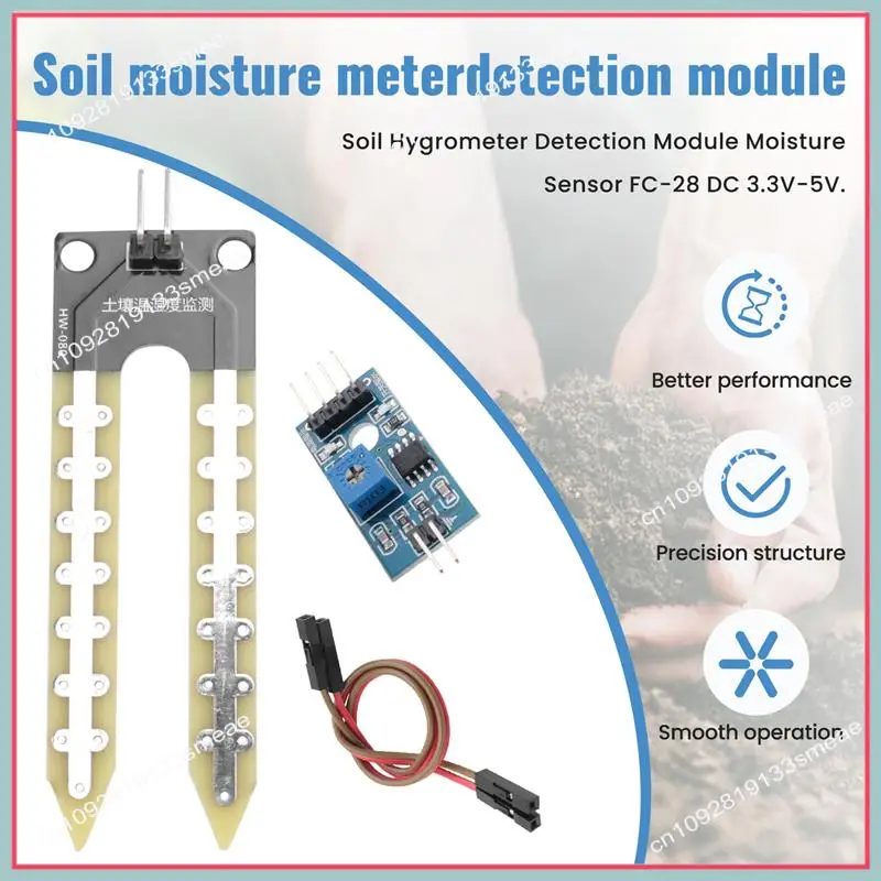 N94R Bodenhygrometer-Erkennungsmodul Feuchtigkeitssensor FC-28 DC 3,3 V-5 V