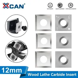 XCAN Carbide Insert Slab Cutter for Wood Planer Bit 12x12x2.2mm Spoilboard Surfacing Router Bit Insert