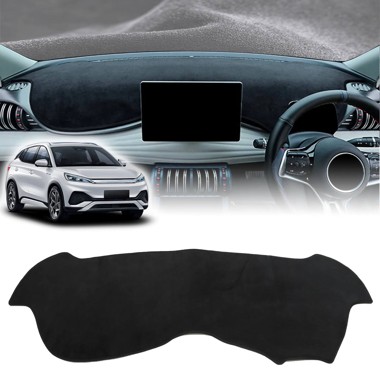 

fit for BYD Atto 3 2025-2023 2022 Car Dashmat Dashboard Cover Pad Protective Carpet DashMat Sunshade Leather Accessories