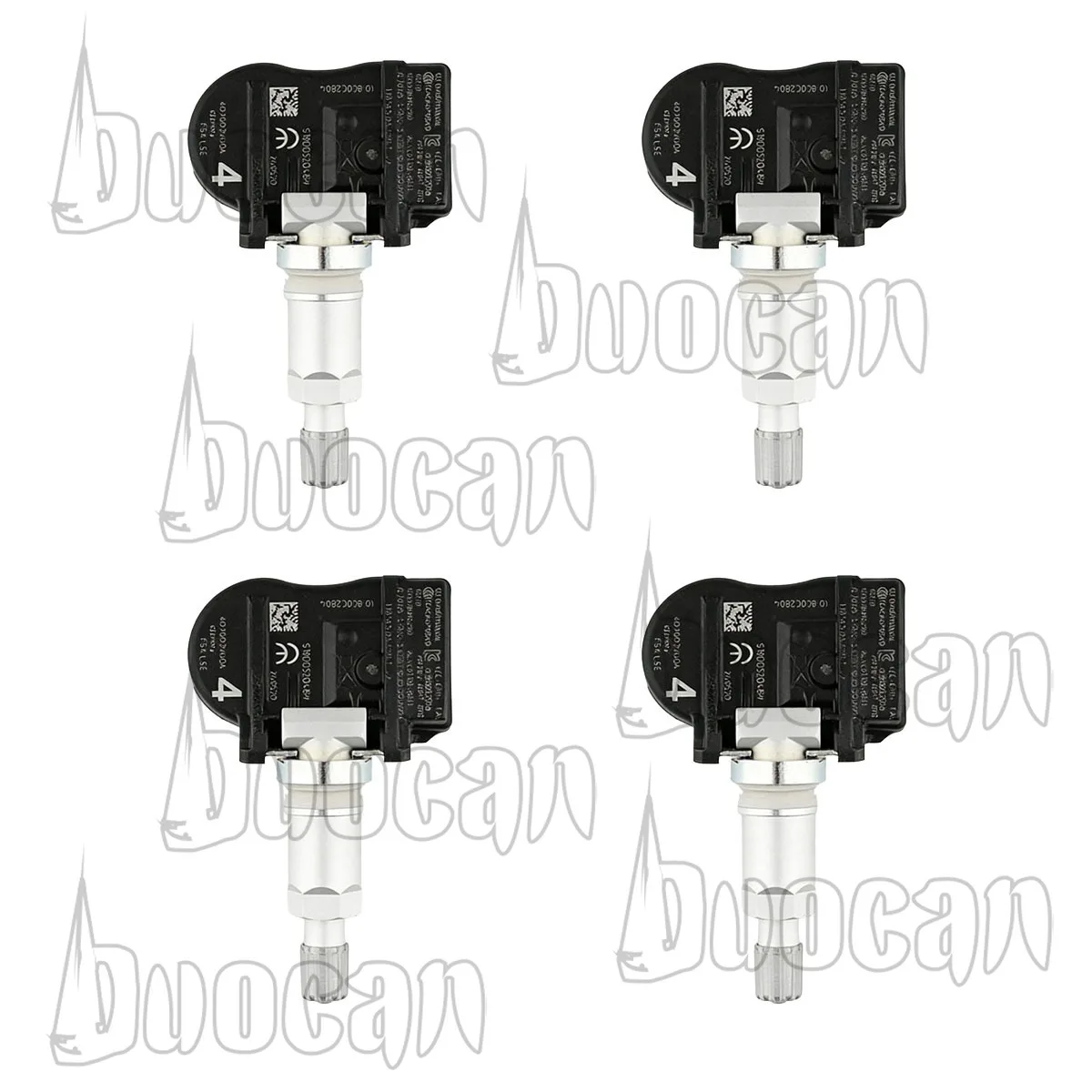 4 PCS Tire Pressure Monitor Sensor 40700-3VU0A 407003VU0A 433MHz For Infiniti QX50 Nissan Altima Rogue Sentra Micra Leaf