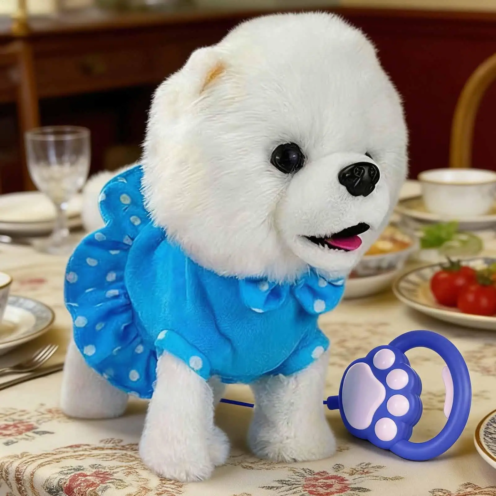 Walking Puppy Toy Electric Interactive Plush Doll Electronic Singing Toy For Daycare Centers Birthday Holiday Christmas Playroom