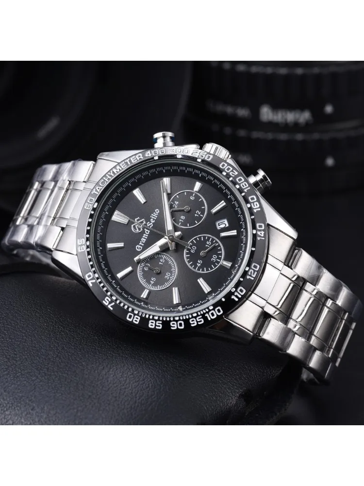 Klassische Neue Top AAA Bestseller GS Markenuhren für Herren Luxuriöse Multifunktionale Chronograph-Automatik-Datum Quarz-Armbanduhr AAA-Uhren