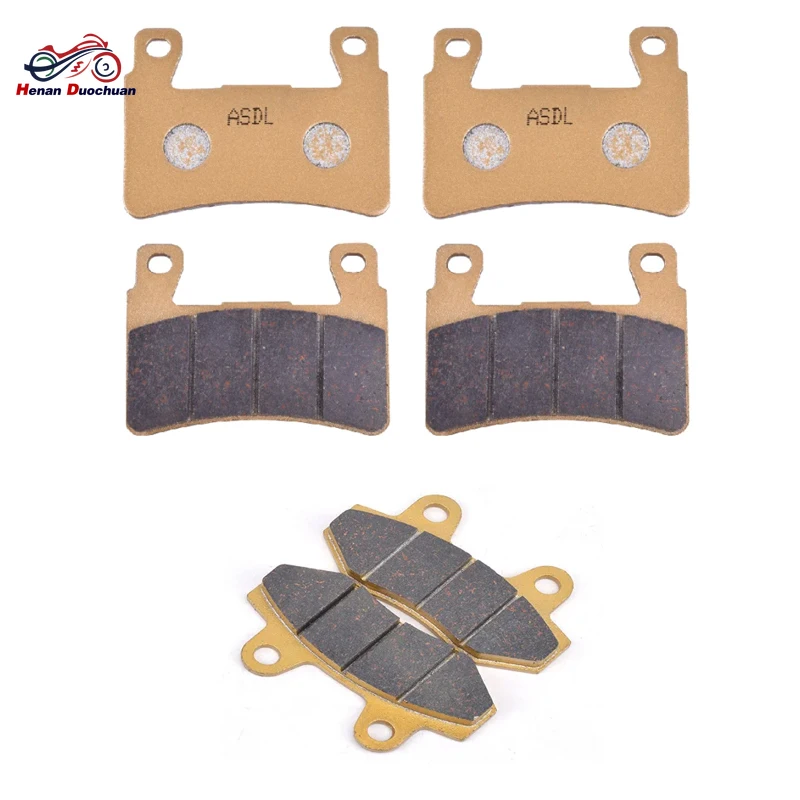 Motorcycle Accessories Front and Rear Brake Pads Disc Tablets For HYOSUNG GT650 Naked 2009-2011 GT 650 i R 2009-2013 12 GT650iR